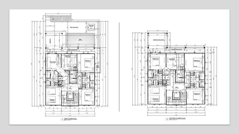 1st & 2nd Floor Plans