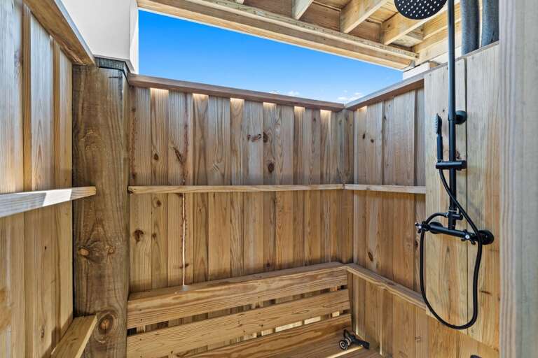 Outdoor shower