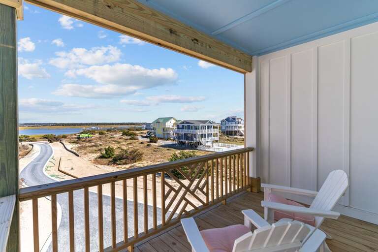Front of Home Deck With Sound Views