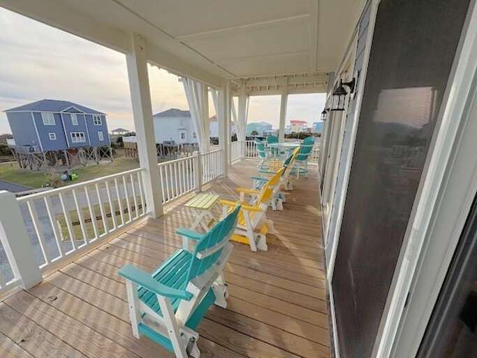 Ocean Side 2nd Level Porch - O 