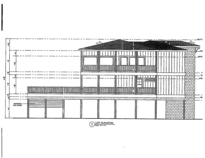 Docks and Dunes Floor Plan 3 Left Elevation Docks and Dunes Floor Plan 3 Left Elevation