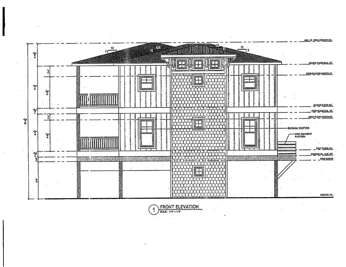 Docks and Dunes Floor Plan 1 Front Elevation