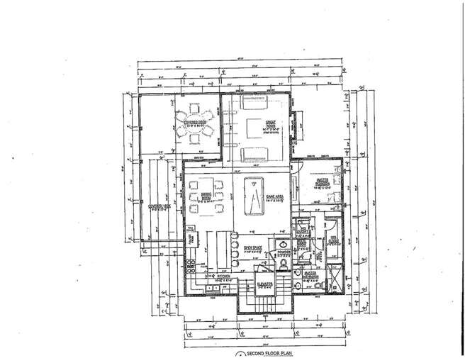 Docks and Dunes Floor Plan 6 Second Floor