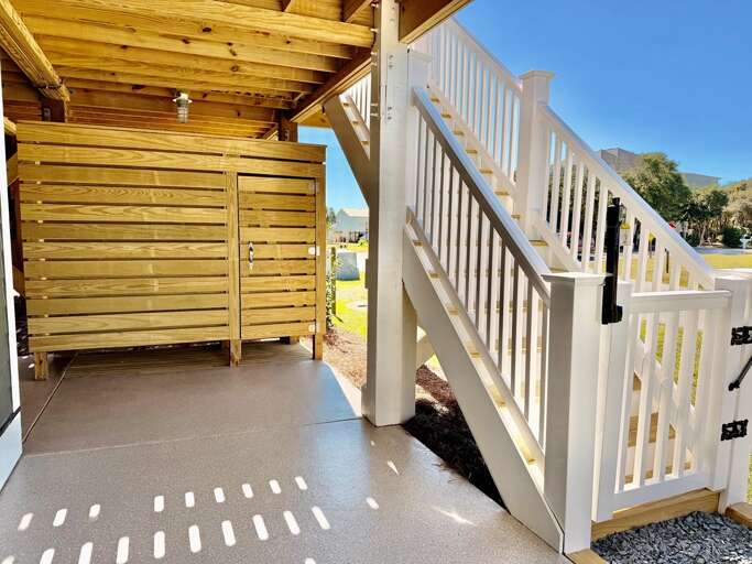 Outdoor shower