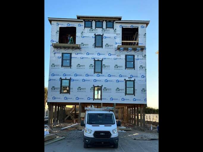 Street view under construction