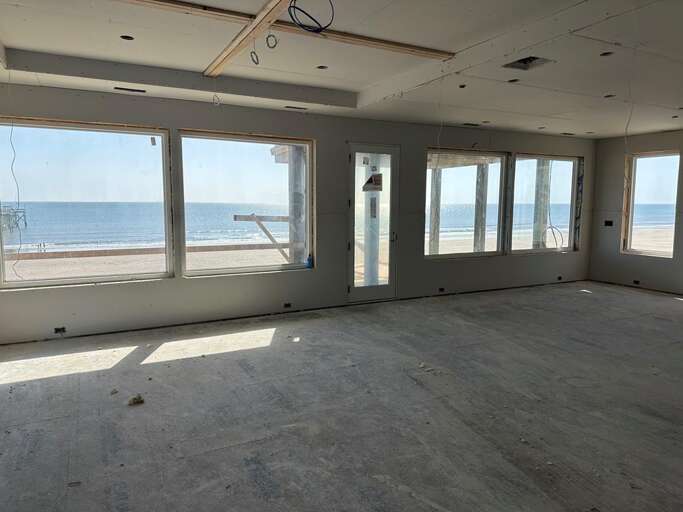 Sunlit Sea View Through Spacious Windows