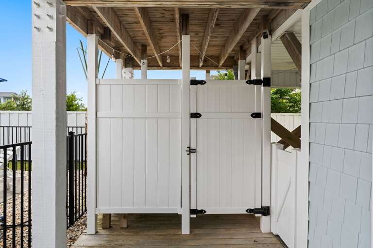 Outdoor shower