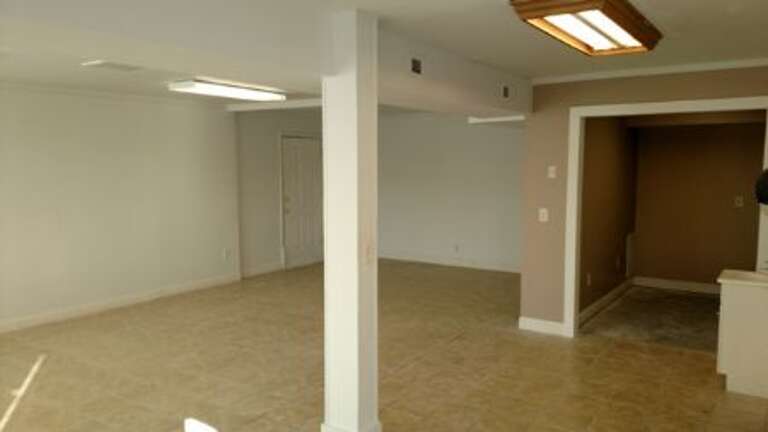 View from front of the space