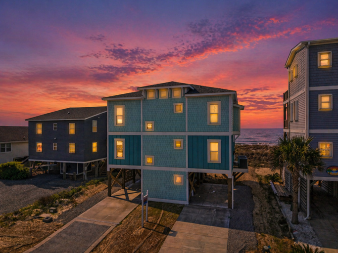 Front of House Sunset