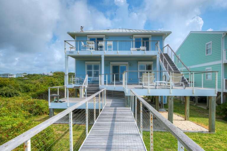 Ocean Side of House