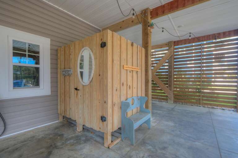 Outdoor shower