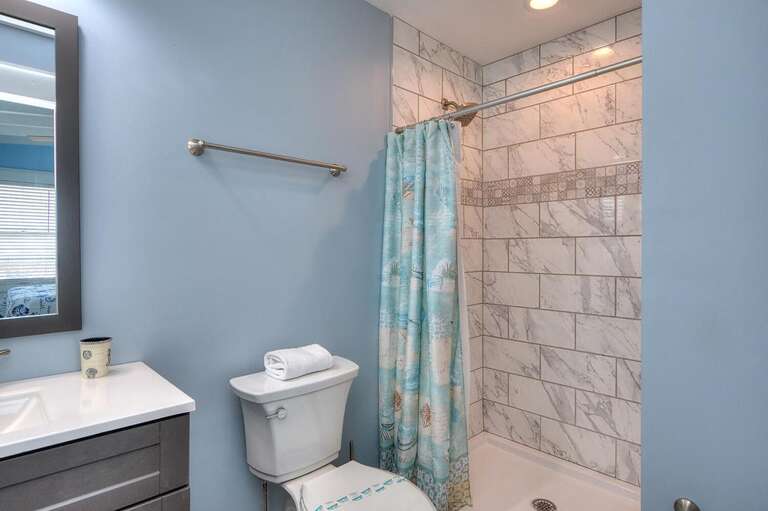 Full bathroom with  walk in shower
GW 3.2023