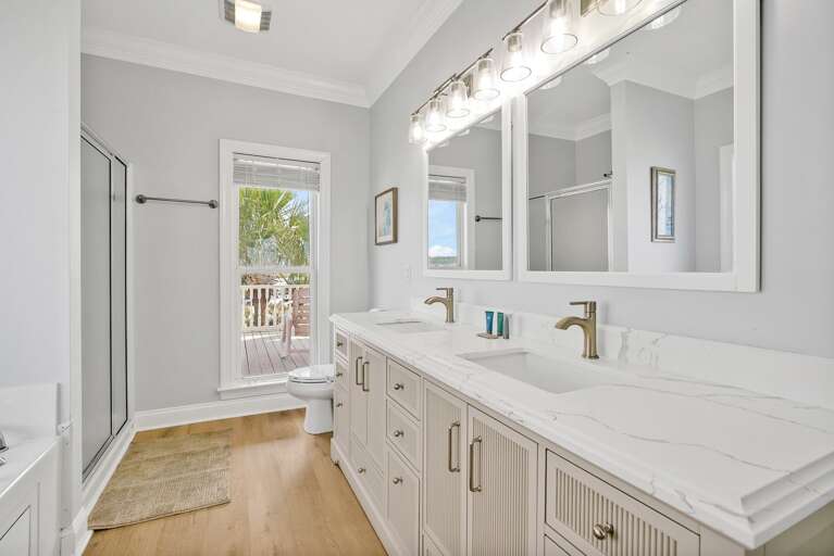 Full Bathroom with Tub and Walk in Shower Vanity
CG 6-4-25