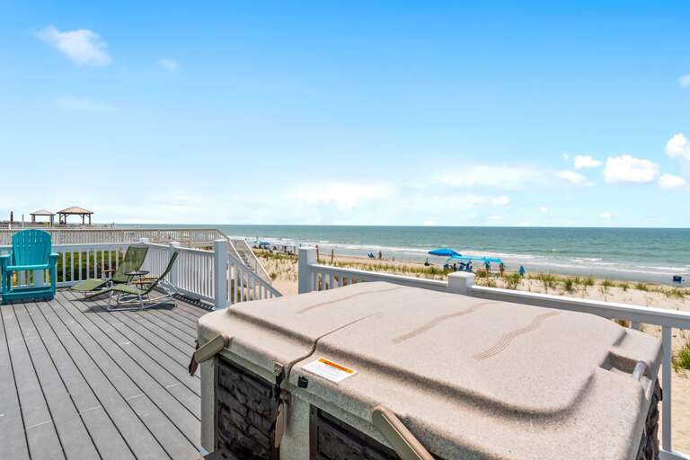 1st floor hot tub & beach access