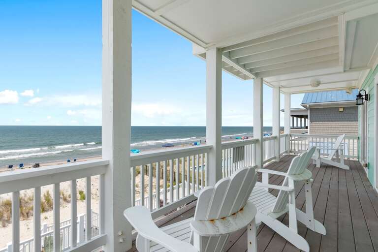 2nd floor back balcony and views