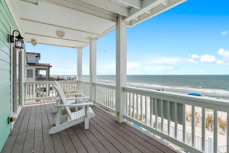 2nd floor back balcony and views