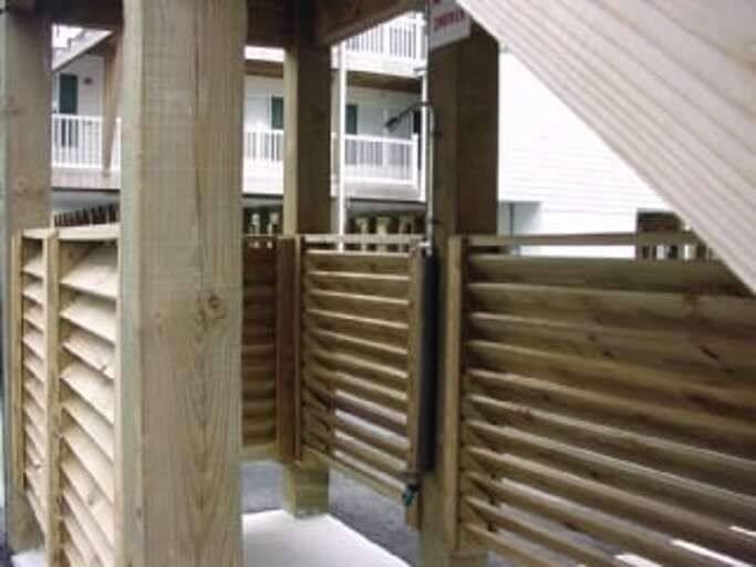 Outdoor shower