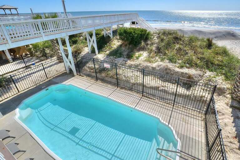 Ariel View of Pool Area