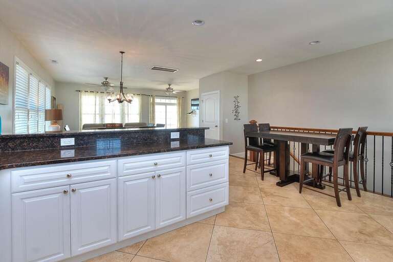 Kitchen Counter and Smaller Table