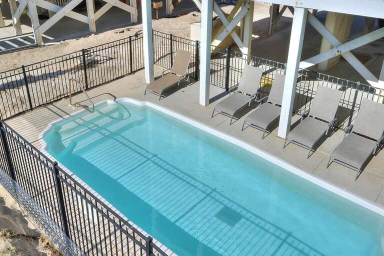 Pool Area with Lounge Chairs