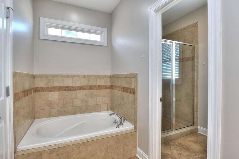 Tub and Walk in Shower