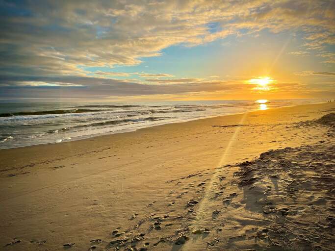 Sunset on the Beach Ocean View