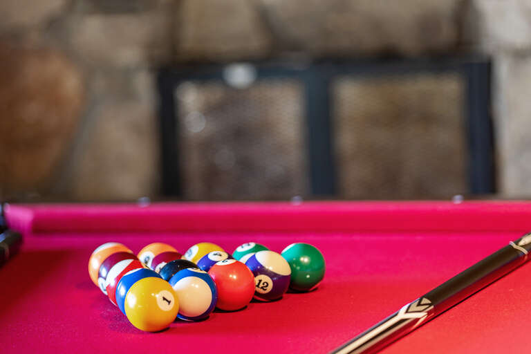 Gatlinburg Game Room Pool Table