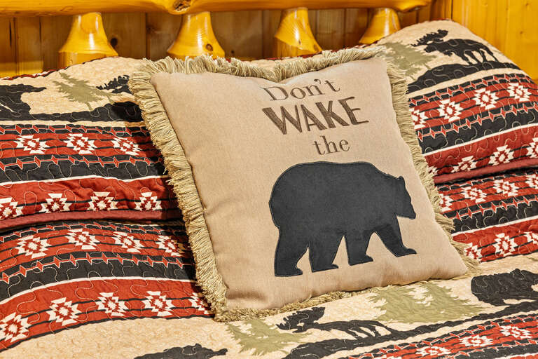 Gatlinburg Master Bedroom Bed