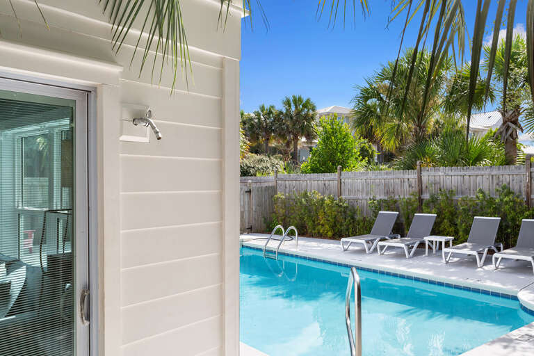 Laid Back Outdoor Shower