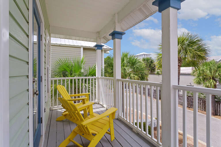Key Lime Cottage Balcony Alt