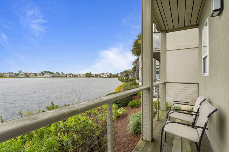 Destiny Beach Villas 2B Back Patio