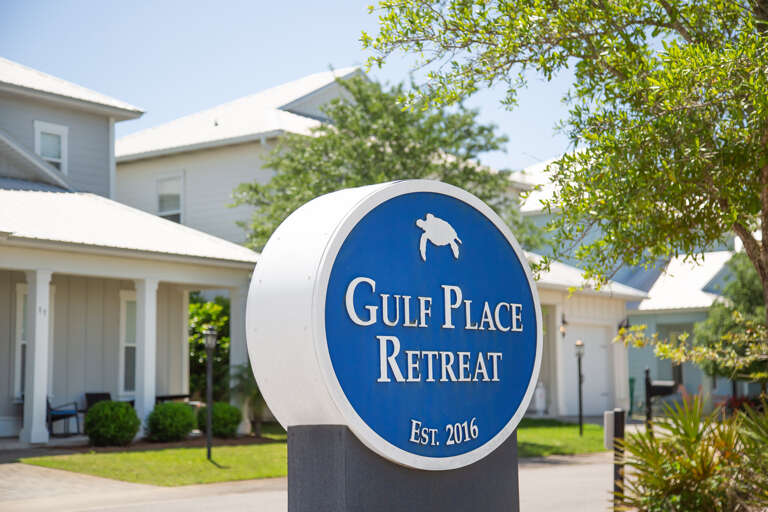 Gulf-Place-Retreat-Neighborhood-Sign