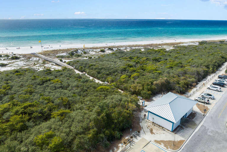 Inlet Beach Dream Beach Access Drone Alt