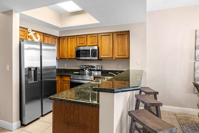 Ariel Dunes II 1002 Kitchen