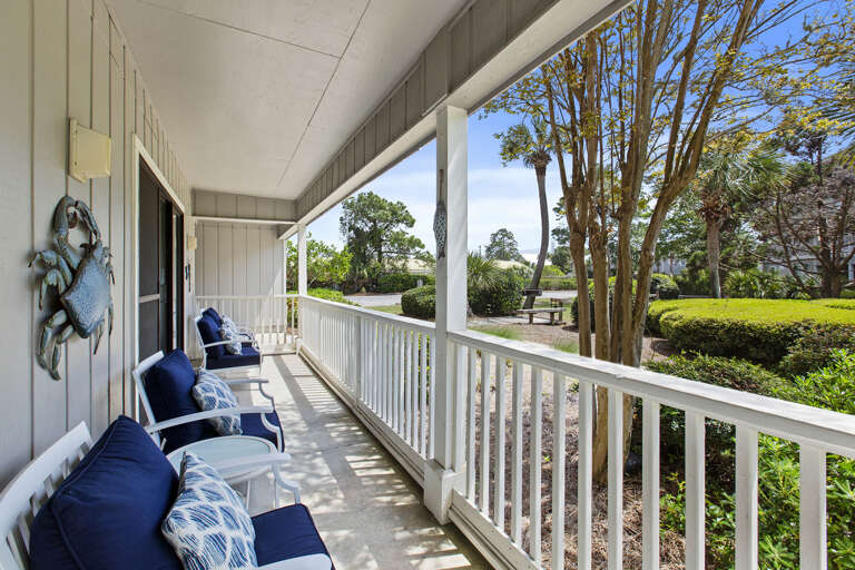 Beachwood Villas 14D Balcony