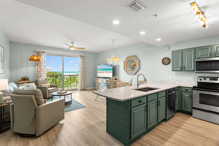 Beach Resort 402 Kitchen