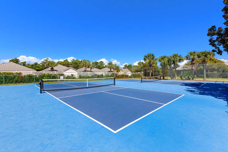 Avalon beach Estates Pickle Ball Close Up
