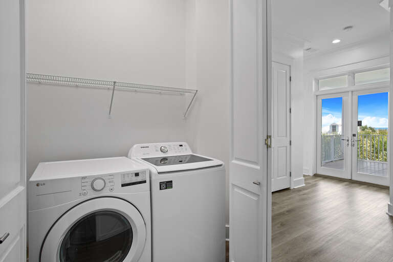Slice of Paradise Laundry Room