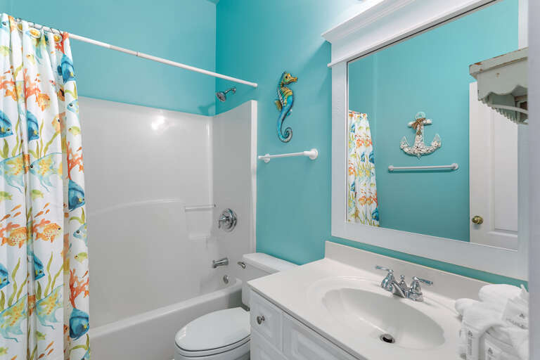 Cotton Candy Guest Bathroom