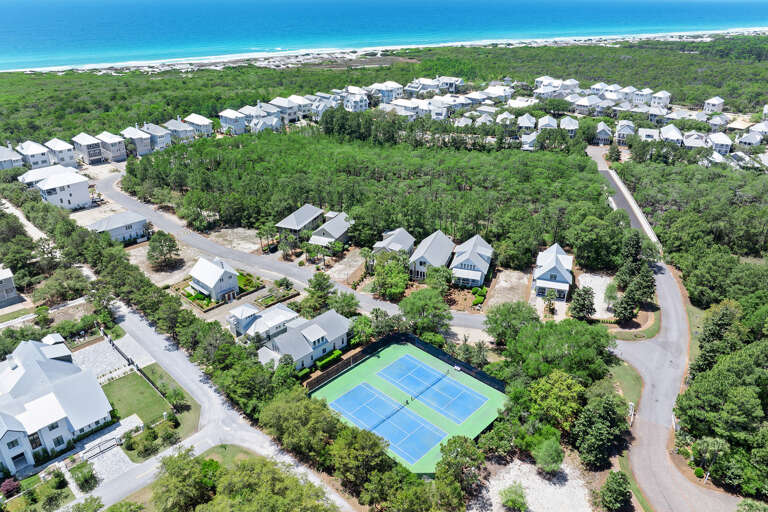 Cypress Dunes Tennis Courts Overhead