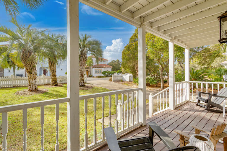 Turquoise Turtle Cottage Porch