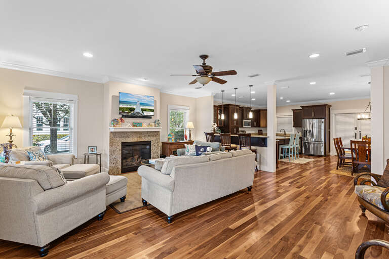 Salty Seahorse Cottage Living Room Alt 2