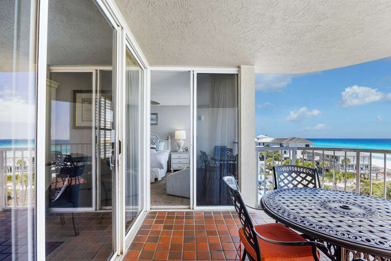 Gulfside 405 Bedroom Balcony Door