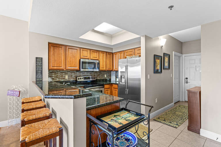 Ariel Dunes II 309 Kitchen