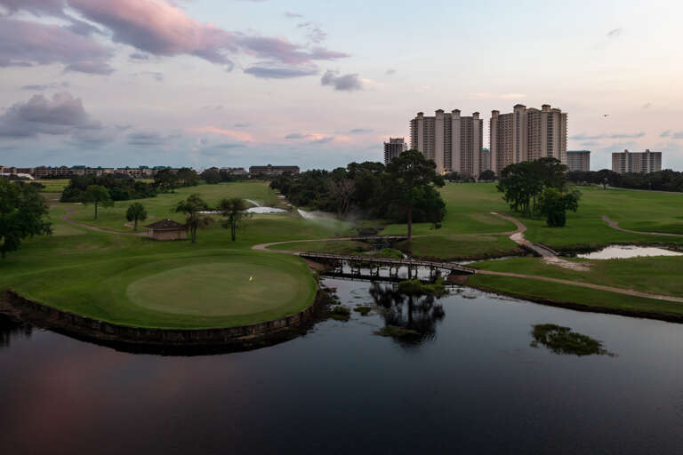 Seascape Golf Course Drone New