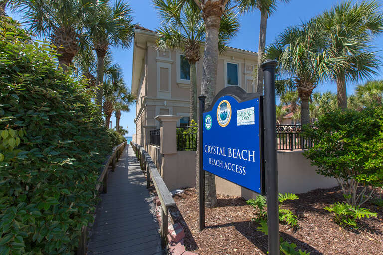 Crystal-Beach-Access-Sign
