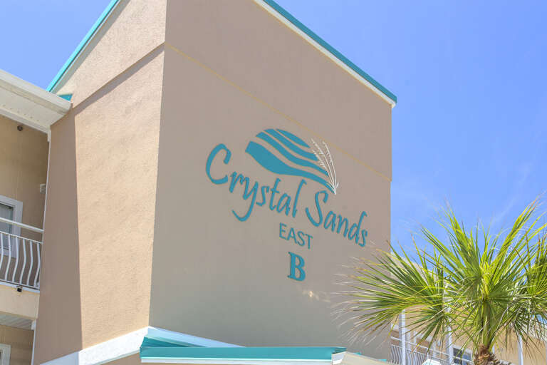Crystal Sands Building B Sign