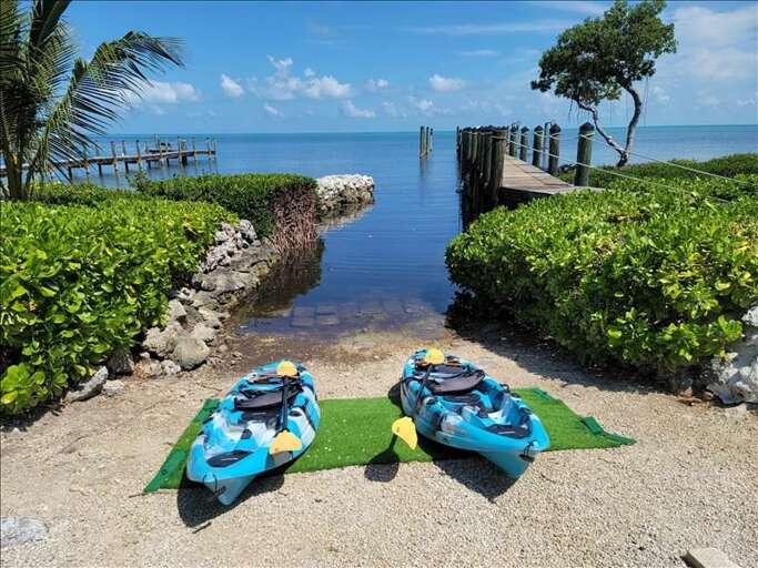 Complimentary kayaks