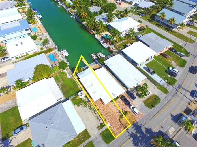 Aerial of Property and Dockage