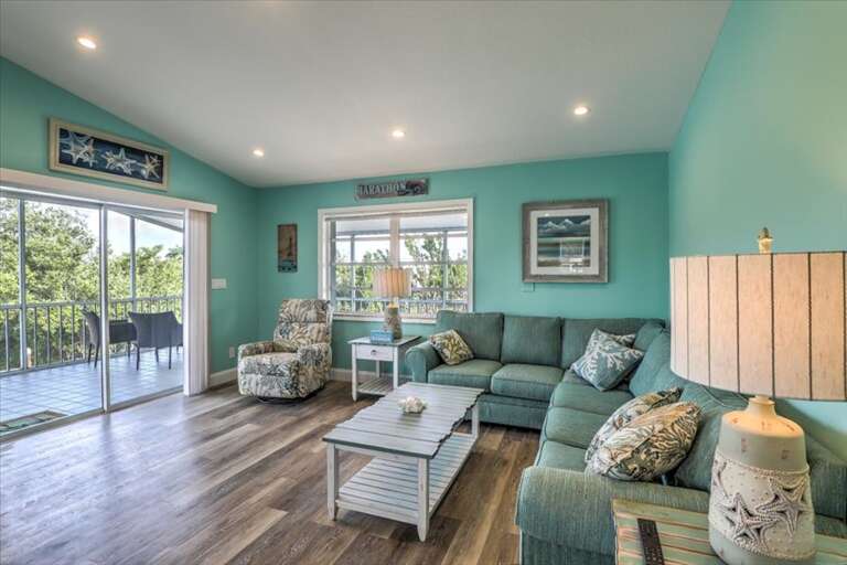 side view living room